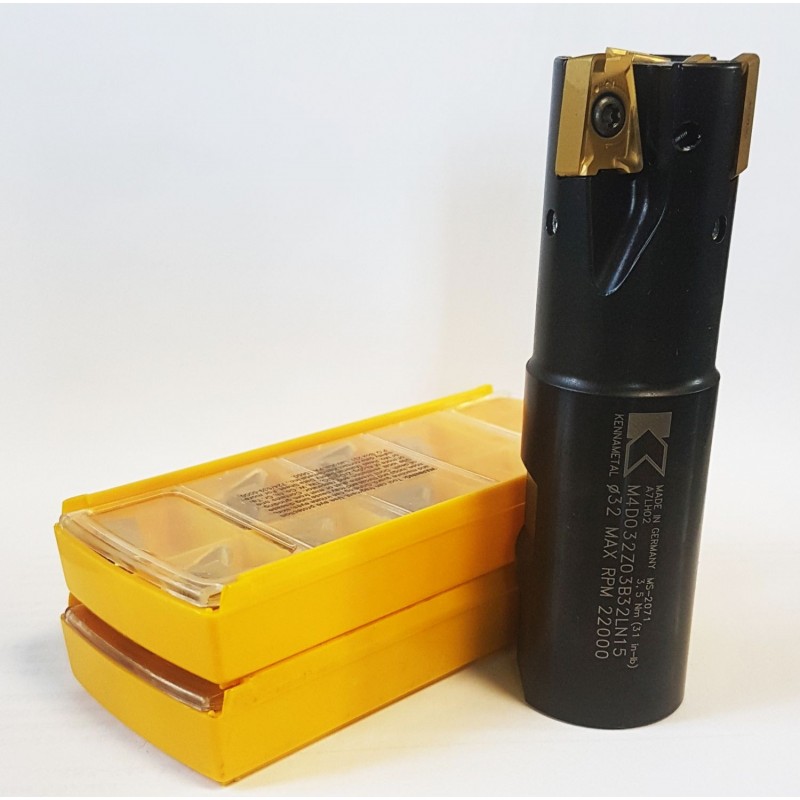 Głowica frezarska KENNAMETAL Φ32 + 20 płytek